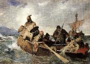 unknow artist norrmannen landstiger pa island ar 872 France oil painting artist